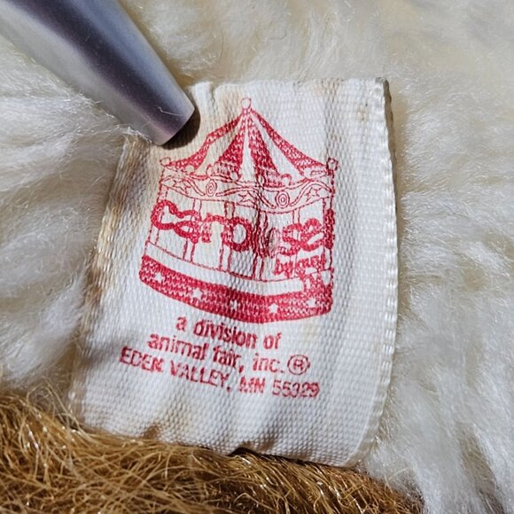 Carousel Bunny Rabbit 13 Inch Plush Spring Easter Hare Stuffed Animal Toy - Picture 7 of 9